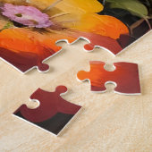 Puzzle Papillons colorés dans le jardin (Côté)