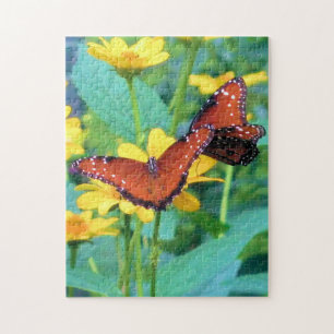 Puzzle Papillons dans le jardin - 11x14 - 252 pièces