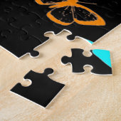 Puzzle Papillons de couleur arc-en-ciel volant (Côté)