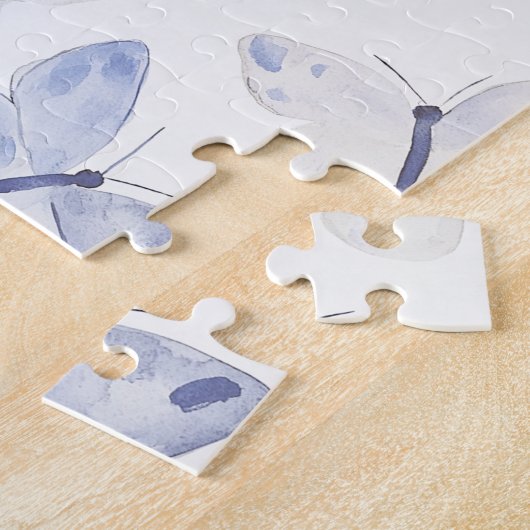 Puzzle Papillons de lavande pourpre (Côté)