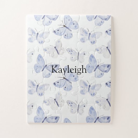 Puzzle Papillons de lavande pourpre (Vertical)