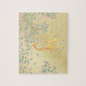 Puzzle Papillons et fleur de girafe d'aquarelle (Vertical)