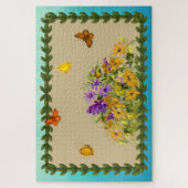 Puzzle Papillons et fleurs (Vertical)