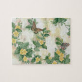 Puzzle Papillons Et Fleurs Jaunes (Horizontal)