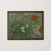Puzzle Papillons et Pavots par Vincent van Gogh (Horizontal)