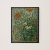 Puzzle Papillons et Pavots par Vincent van Gogh (Vertical)