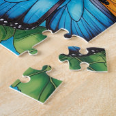 Puzzle Papillons Mignons Avec Tournesols (Côté)