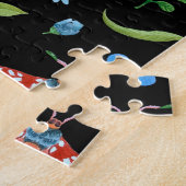 Puzzle Papillons multicolores : Motif transparent (Côté)