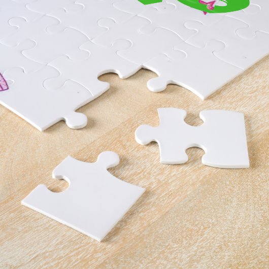 Puzzle Papillons père Noël Hohoho Joli Noël (Côté)