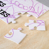 Puzzle Papillons rose et arcs-en-ciel (Côté)