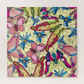 Puzzle Papillons sur les fleurs Vue pré (Vertical)