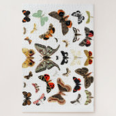 Puzzle Papillons vintages & papillons de nuit Illustratio (Vertical)