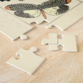 Puzzle Papillons vintages par Adolphe Millot Poster (Côté)