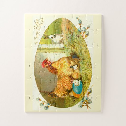 Puzzle Pâques joyeuses (Vertical)
