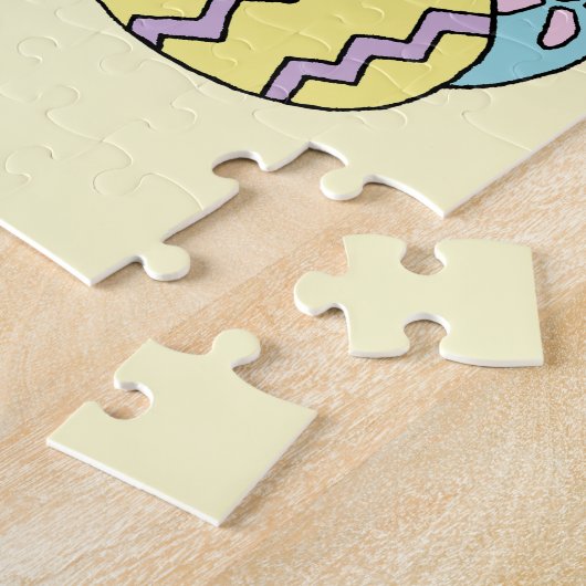 Puzzle Pâques Panier Tabby Kitten (Côté)