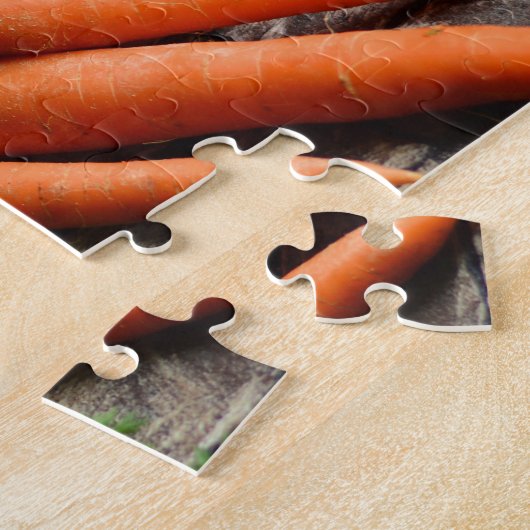Puzzle Paquet croquant de carottes (Côté)