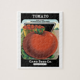 Puzzle Paquet de semences vintage Art Étiquette, Tomato P