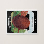 Puzzle Paquet de semences vintage Étiquette Art, Légumes  (Horizontal)