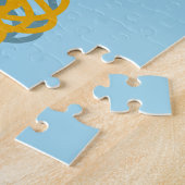 Puzzle Par Air Vérone Italie poster de voyage rétro. (Côté)