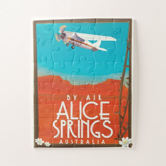 Puzzle Par avion - Alice Springs Australie (Vertical)