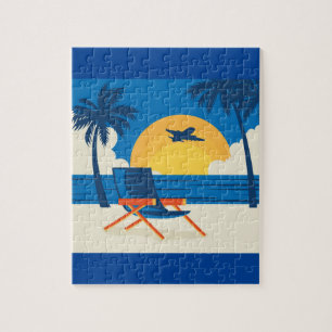 Puzzle Paradis De La Plage Et Palmiers