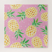 Puzzle Paradis de l'ananas : Motif tropical (Horizontal)