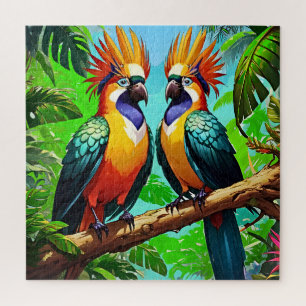 Puzzle Paradis des oiseaux exotiques