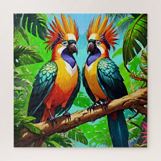 Puzzle Paradis des oiseaux exotiques (Vertical)