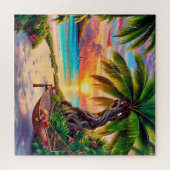 Puzzle Paradis du coucher de soleil tropical (Horizontal)