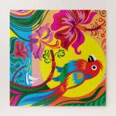 Puzzle Paradis du perroquet tropical (Horizontal)