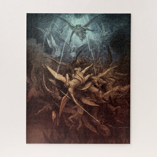 Puzzle Paradis perdu : Chute des anges rebelles (Vertical)