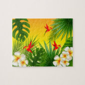 Puzzle Paradis tropical avec petits colibris (Horizontal)