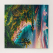 Puzzle Paradis tropical de l'île de Maui (Horizontal)