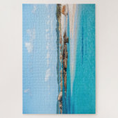 Puzzle Paradise Beach Sea Greens Pool, 1014 pièces (Vertical)