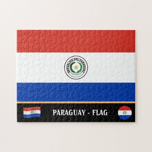Puzzle Paraguay Drapeau & Paraguay pays / Paraguay (Horizontal)