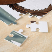 Puzzle Parapluie de feuille (Côté)