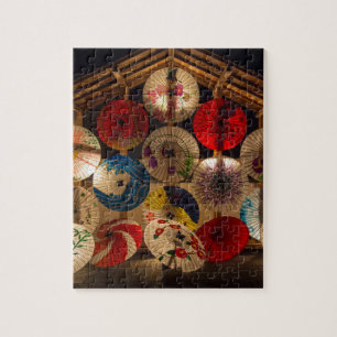 Puzzle Parapluies japonais de style japonais