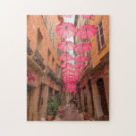 Puzzle Parapluies roses à Grasse Côte d'Azur<br><div class="desc">Parapluies roses à Grasse Côte d'Azur en France puzzle</div>