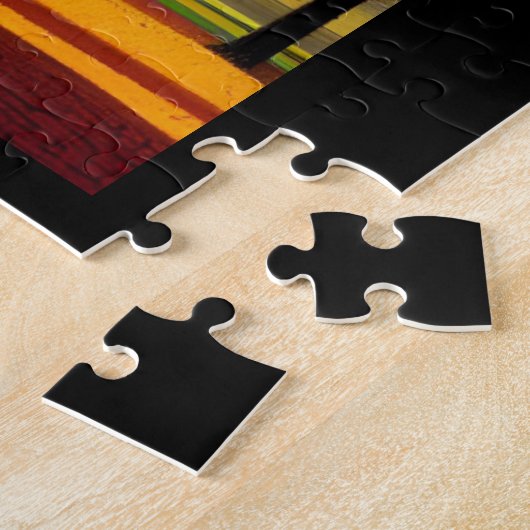 Puzzle Parc à l'automne feuilles d'orange doré (Côté)