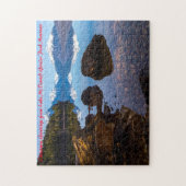 Puzzle Parc des glaciers du lac McDonald. voeux de Noël (Vertical)