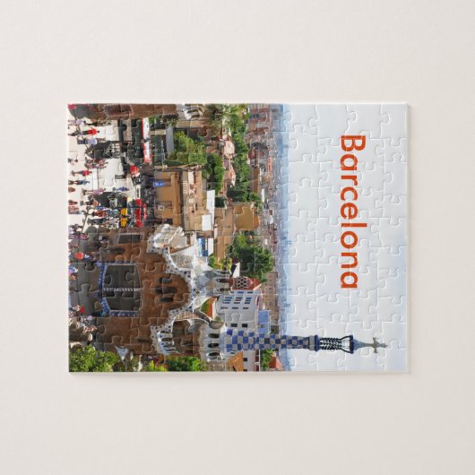 Puzzle Parc Guell à Barcelone, Espagne (Horizontal)