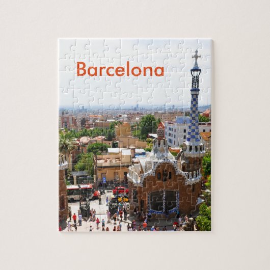 Puzzle Parc Guell à Barcelone, Espagne (Vertical)