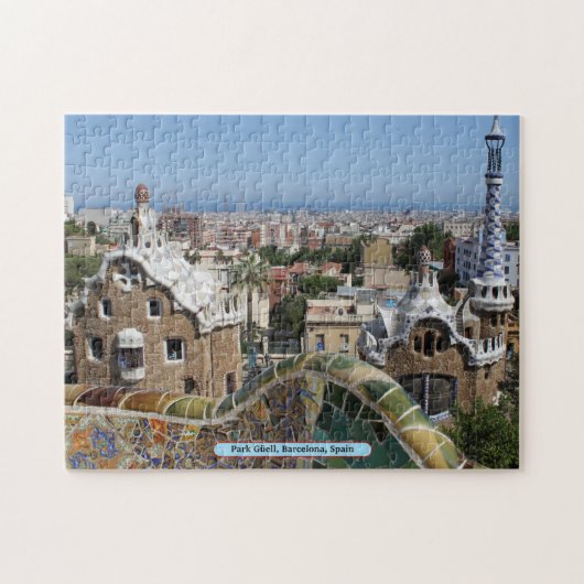Puzzle Parc Güell, Barcelone, Espagne (Horizontal)
