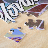 Puzzle Parc Guell, Barcelone, Espagne (Côté)