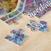 Puzzle Parc Güell, Barcelone, Espagne (Côté)