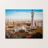 Puzzle Parc Güell Gaudí Barcelone. (Horizontal)