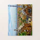 Puzzle Parc Guell Gaudi Barcelone. (Vertical)