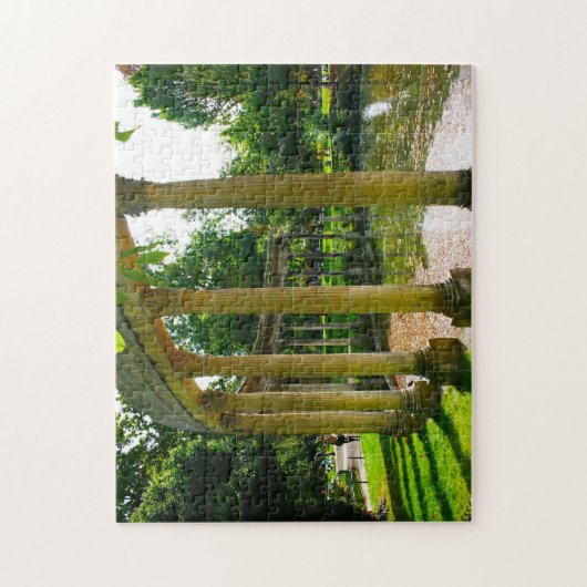 Puzzle Parc Monceau Paris. (Vertical)