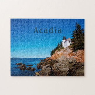 Puzzle Parc national Acadia Phare du Maine Bass Harbour
