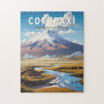 Puzzle Parc national de Cotopaxi Equateur Travel Art Vint<br><div class="desc">Design d'illustration vectorielle Cotopaxi. Le parc est une grande zone boisée en Equateur qui s'étend sur une partie des provinces de Cotopaxi,  Pichincha et Napo. Elle est connue pour le volcan Cotopaxi,  enneigé,  et le vaste lac Limpiopungo.</div>